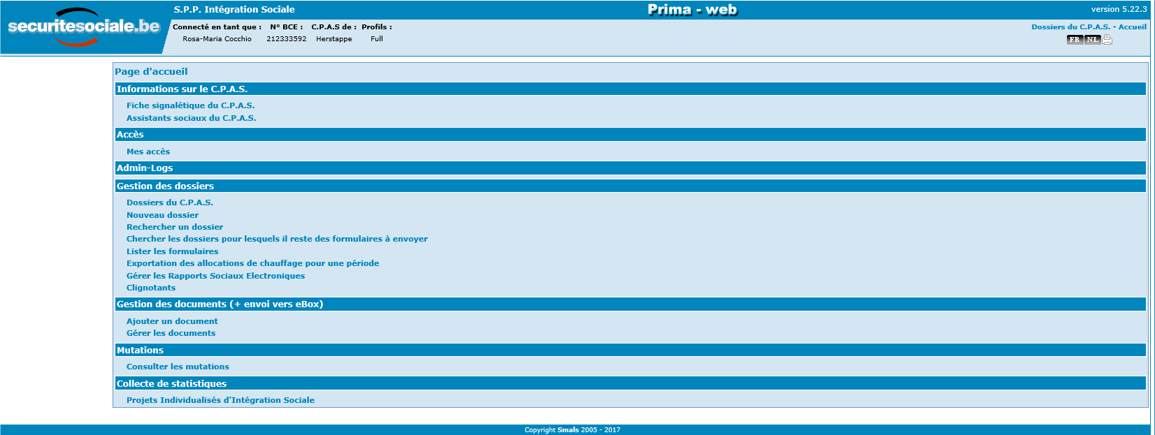 Dossier du CPAS