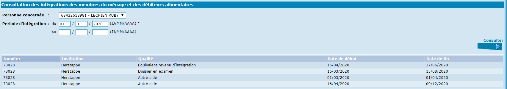 Résultat suivant